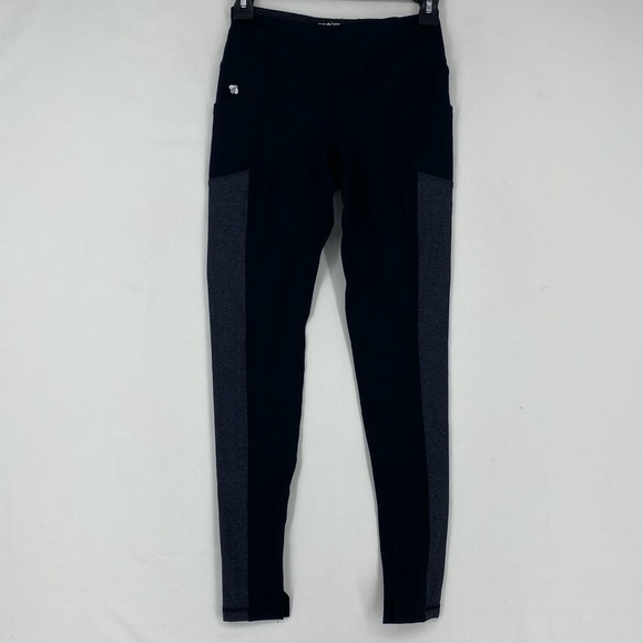 Cee Bee Leggings Side Pockets Black Heather Gray - Picture 2 of 9